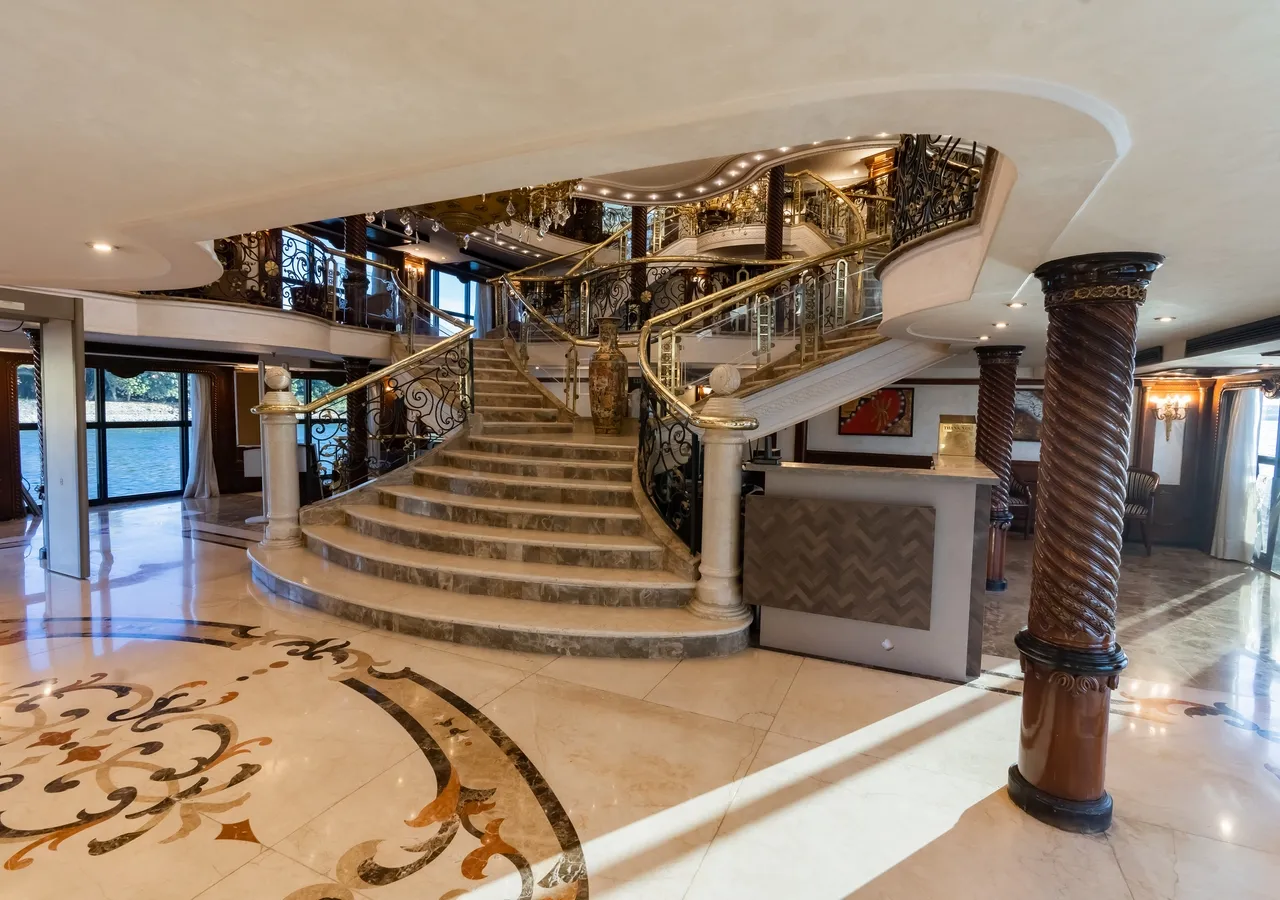 Lobby of the MS Monica Nile Cruise Nile cruise